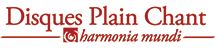 Logo Disques Plain Chant, harmonia mundi